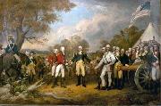 John Trumbull Surrender of General Burgoyne oil on canvas